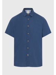 ανδρικό λινό πουκάμισο με κοντό μανίκι - the essentials
