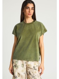 t-shirt με άνοιγμα στο ...