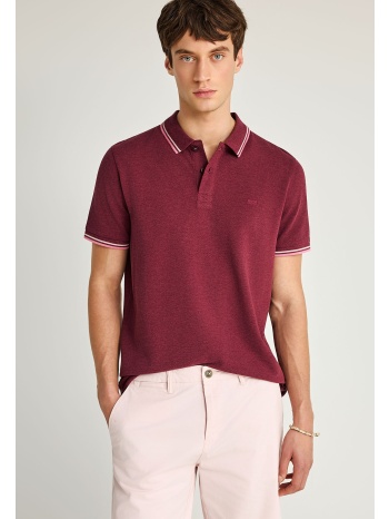 essential μπλούζα πόλο από βαμβάκι