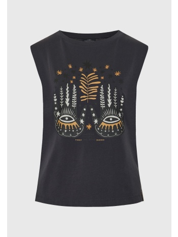 γυναικείο αμάνικο t-shirt με τύπωμα