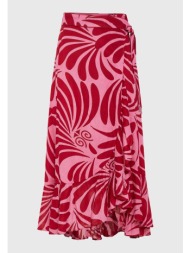 κρουαζέ φούστα με βολάν