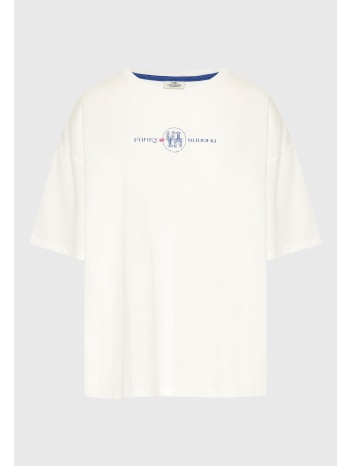 γυναικείο t-shirt με τύπωμα στην πλάτη