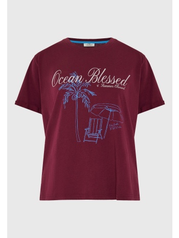 γυναικείο βαμβακερό t-shirt με τύπωμα