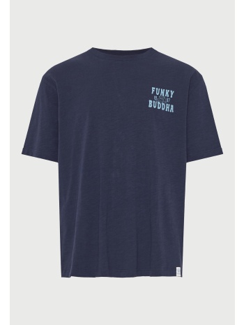 ανδρικό βαμβακερό t-shirt με τύπωμα στην πλάτη