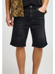 ανδρική slim tapered βερμούδα τζην