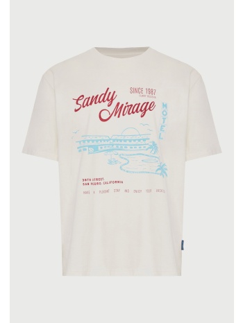 ανδρικό βαμβακερό t-shirt με τύπωμα