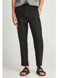 ανδρικό comfort fit λινό chino παντελόνι