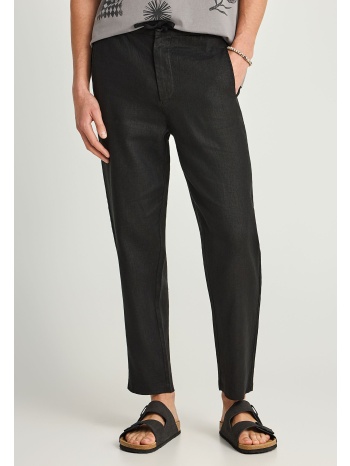 ανδρικό comfort fit λινό chino παντελόνι