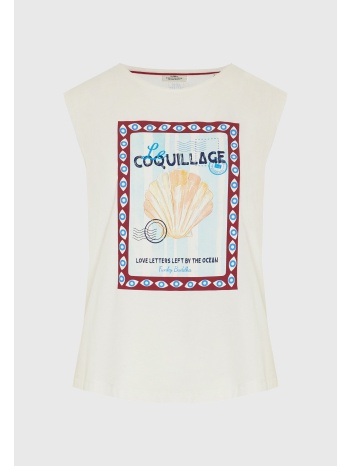 γυναικείο t-shirt με τύπωμα από βαμβάκι