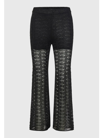 γυναικείο πλεκτό παντελόνι με ζακάρ pattern