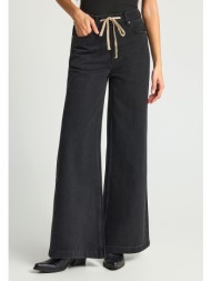 γυναικείο wide leg jean παντελόνι