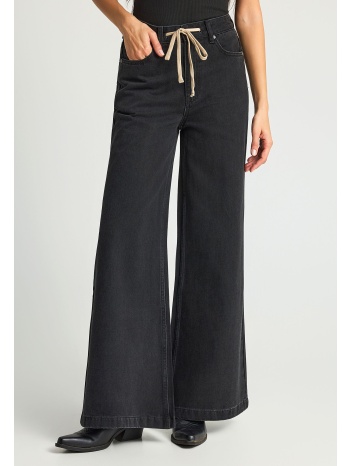 γυναικείο wide leg jean παντελόνι
