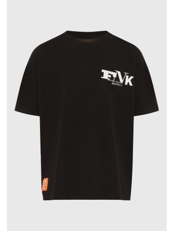 ανδρικό oversized t-shirt με τύπωμα στην πλάτη