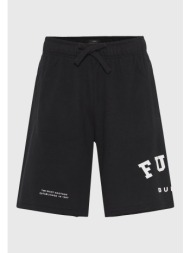 ανδρική βερμούδα αθλητική με τυπωμένο logo