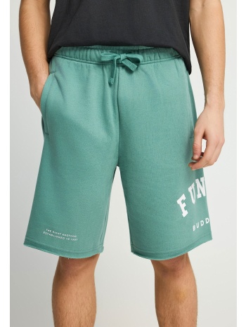 ανδρική βερμούδα αθλητική με τυπωμένο logo
