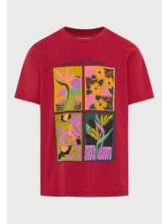 ανδρικό relaxed t-shirt με τύπωμα από βαμβάκι