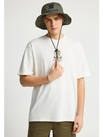 ανδρικό relaxed t-shirt με τύπωμα στην πλάτη