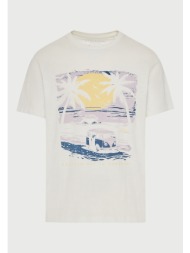 ανδρικό t-shirt με τύπωμα από βαμβάκι