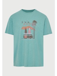 ανδρικό t-shirt με τύπωμα από βαμβάκι