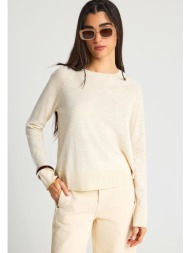 γυναικείο πουλόβερ με λεπτή πλέξη