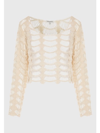 γυναικεία μπλούζα με αραιή πλέξη