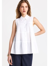 γυναικείο πουκάμισο με βολάν