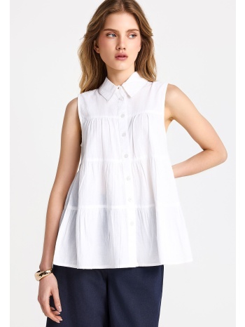 γυναικείο πουκάμισο με βολάν