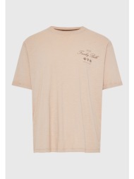 ανδρικό βαμβακερό relaxed t-shirt με τύπωμα