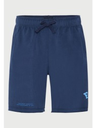 ανδρική βερμούδα αθλητική με τυπωμένο logo