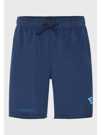 ανδρική βερμούδα αθλητική με τυπωμένο logo