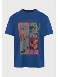 ανδρικό relaxed t-shirt με τύπωμα από βαμβάκι