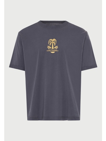 ανδρικό relaxed t-shirt με τύπωμα στην πλάτη