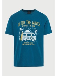 ανδρικό t-shirt με τύπωμα από βαμβάκι