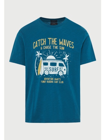 ανδρικό t-shirt με τύπωμα από βαμβάκι