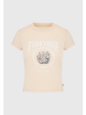 γυναικείο βαμβακερό t-shirt με τύπωμα