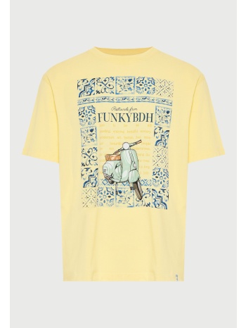 ανδρικό t-shirt με τύπωμα από βαμβάκι