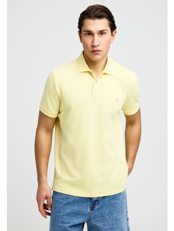 essential μπλούζα πόλο από βαμβάκι