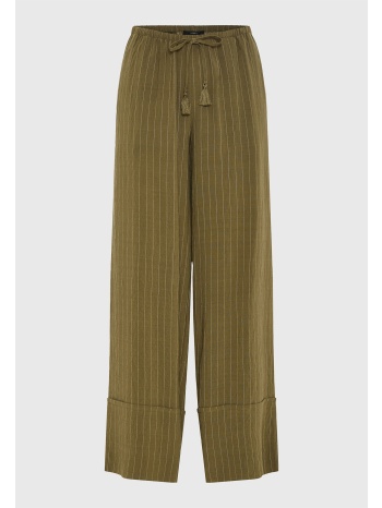 γυναικεία relaxed fit ριγέ παντελόνα