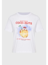 γυναικείο βαμβακερό t-shirt με τύπωμα