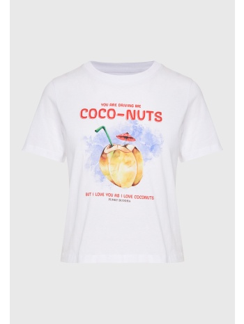 γυναικείο βαμβακερό t-shirt με τύπωμα