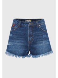 τζιν σορτς με distressed- effect