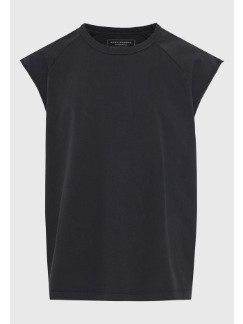 ανδρικό βαμβακερό oversized αμάνικο t-shirt