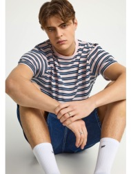 ανδρικό ριγέ t-shirt από βαμβάκι