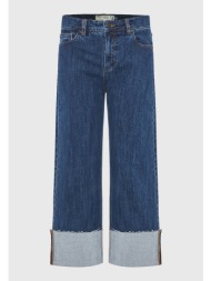 γυναικείο jean παντελόνι με ρεβέρ