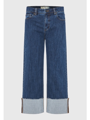 γυναικείο jean παντελόνι με ρεβέρ