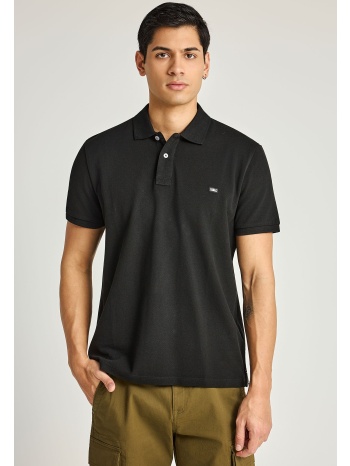 essential μπλούζα πόλο από βαμβάκι