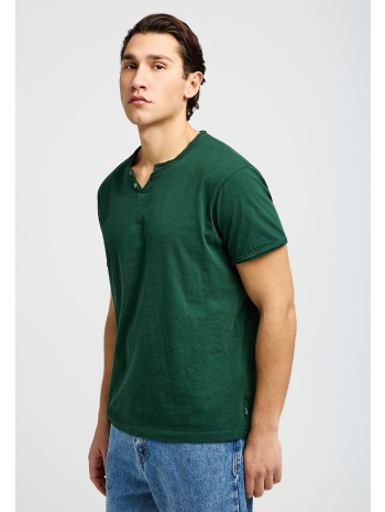 ανδρικό βαμβακερό t-shirt με v-neck - the essentials
