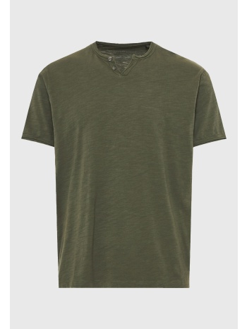 ανδρικό βαμβακερό t-shirt με v-neck - the essentials