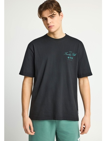 ανδρικό βαμβακερό relaxed t-shirt με τύπωμα