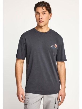 ανδρικό relaxed t-shirt με τύπωμα στην πλάτη